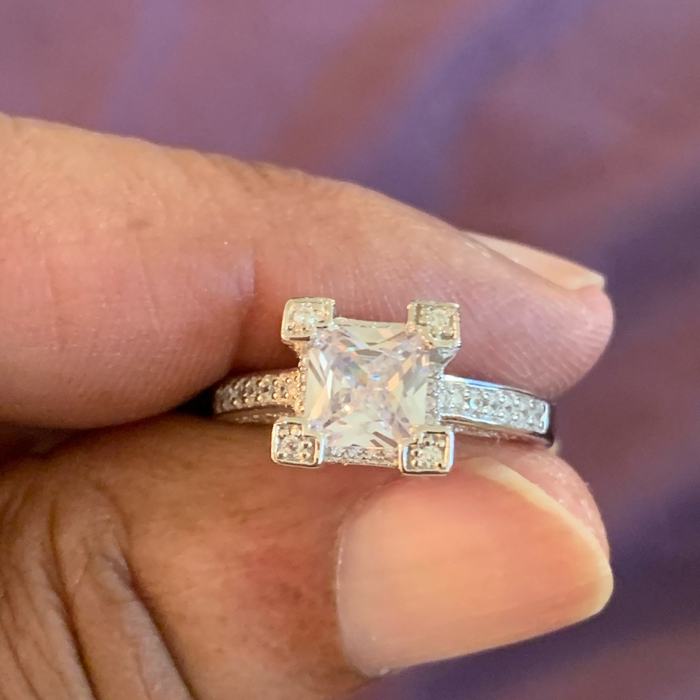 Ring Princess Cut - Picture 2 of 4